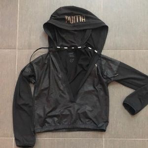 Puma Crop Hoodie Top